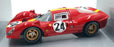 Universal Hobbies 1/18 Scale 35391 - Ferrari 330 P4 Le Mans 1967 #24 - Red