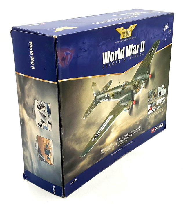 Corgi 1/72 Scale Diecast AA33701 Heinkel HE 111 H-3 Hindenberg Battle f Britain