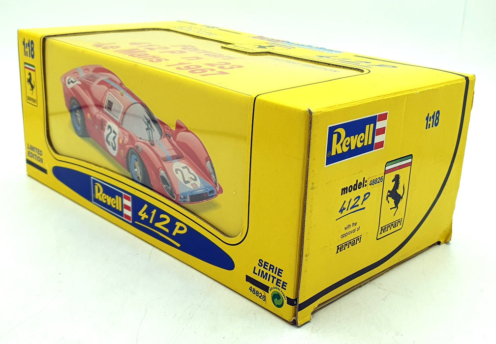 Revell 1/18 Scale Diecast 48826 - Ferrari 412P #23 Le Mans 1967 - Red