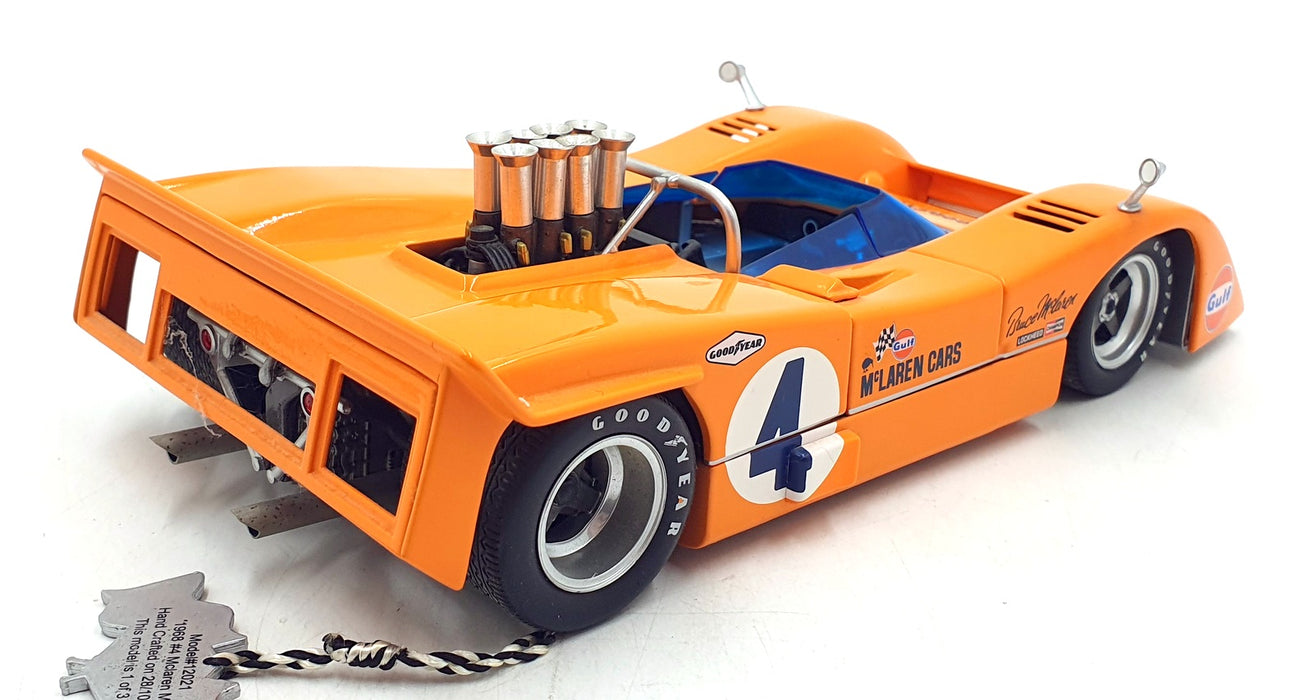 GMP 1/18 scale Diecast 12021 - McLaren M8A #4 B.McLaren Gulf - Orange