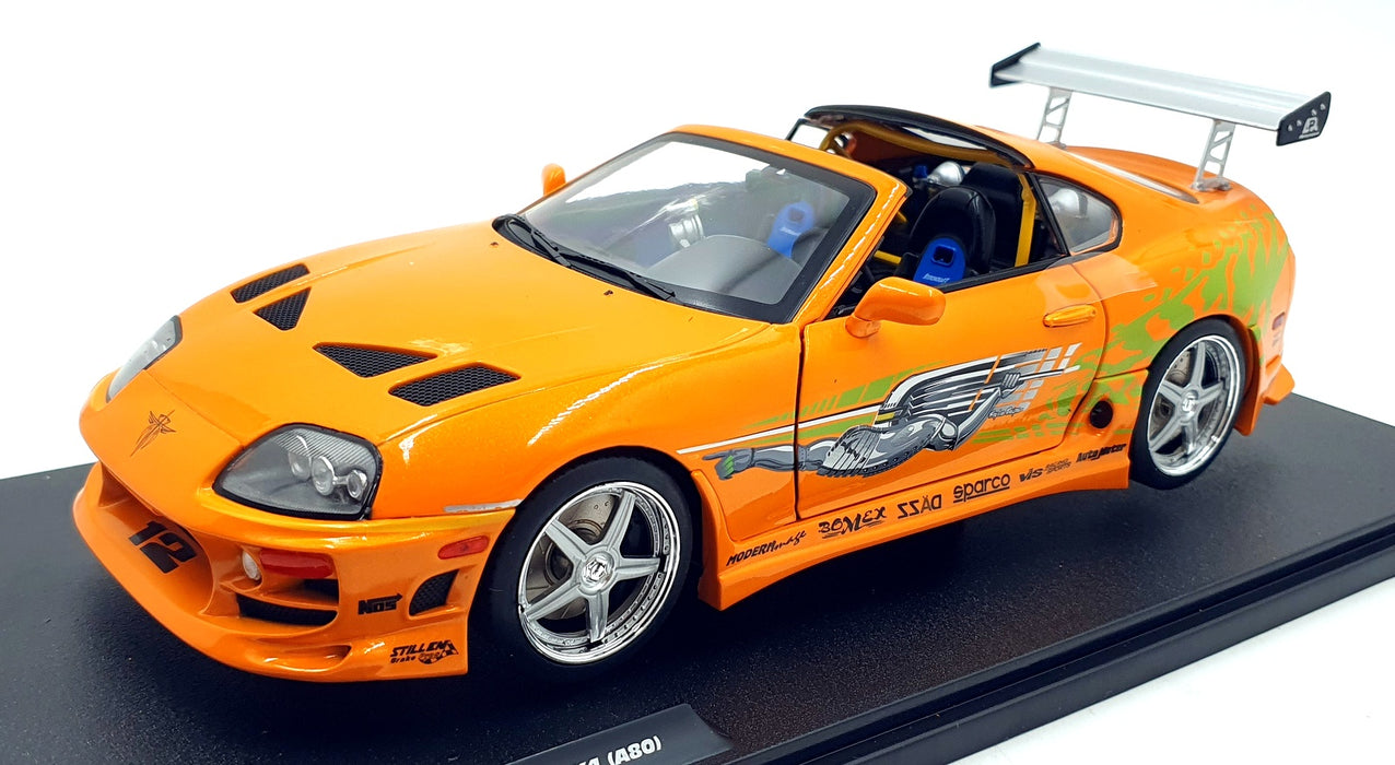 Solido 1/18 Scale S1807609A - Toyota Supra MK4 Fast And Furious Brian Orange