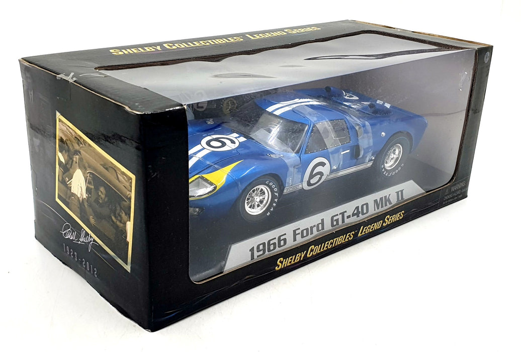 Shelby Collectibles 1/18 Scale 25321S - 1966 Ford GT-40 MK II #6 - Blue