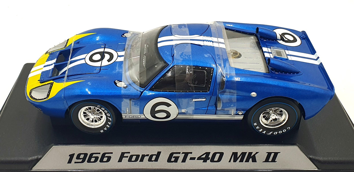 Shelby Collectibles 1/18 Scale 25321S - 1966 Ford GT-40 MK II #6 - Blue