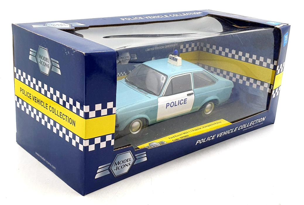Model Icons 1/18 Scale 999002 - Ford Escort Mk2 1.1L Pop - Hampshire Police
