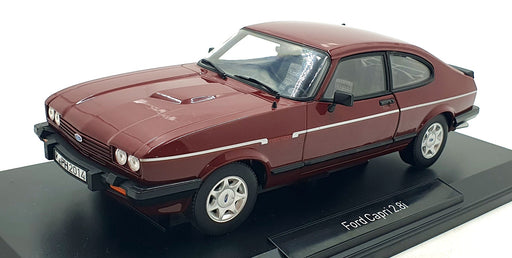 Norev 1/18 Scale Diecast 182717 - Ford Capri 2.8i 1982 - Dark red
