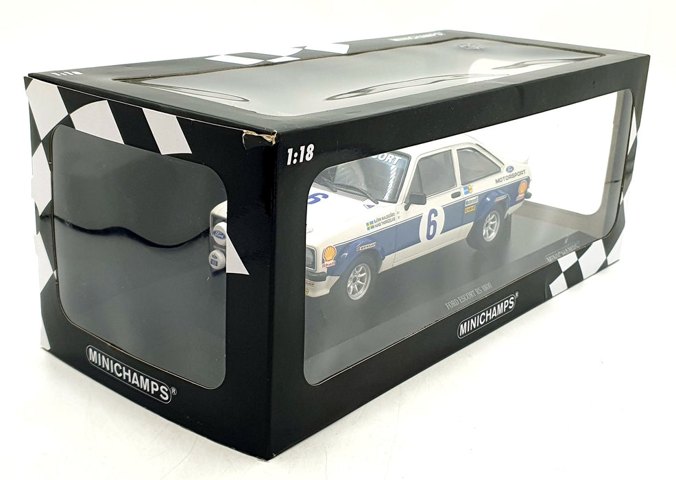 Minichamps 1/18 Scale 155 778706 - Ford Escort RS 1800 - Acropolis Rally 1977