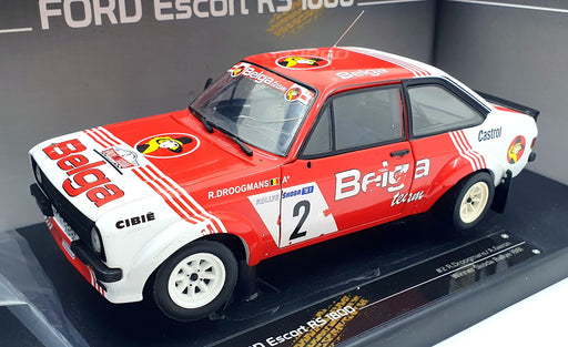 Sun Star 1/18 Scale 4452 - Ford Escort RS1800 #2 Skoda Rally 1981 Belga