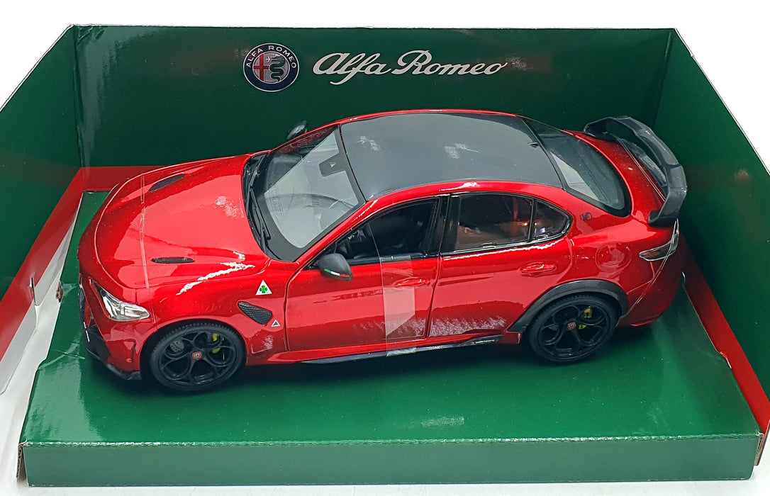 Burago 1/18 Scale Diecast 18-11049 - Alfa Romeo Giulia GTAm - Bright Met Red