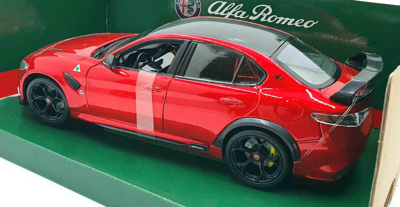 Burago 1/18 Scale Diecast 18-11049 - Alfa Romeo Giulia GTAm - Bright Met Red