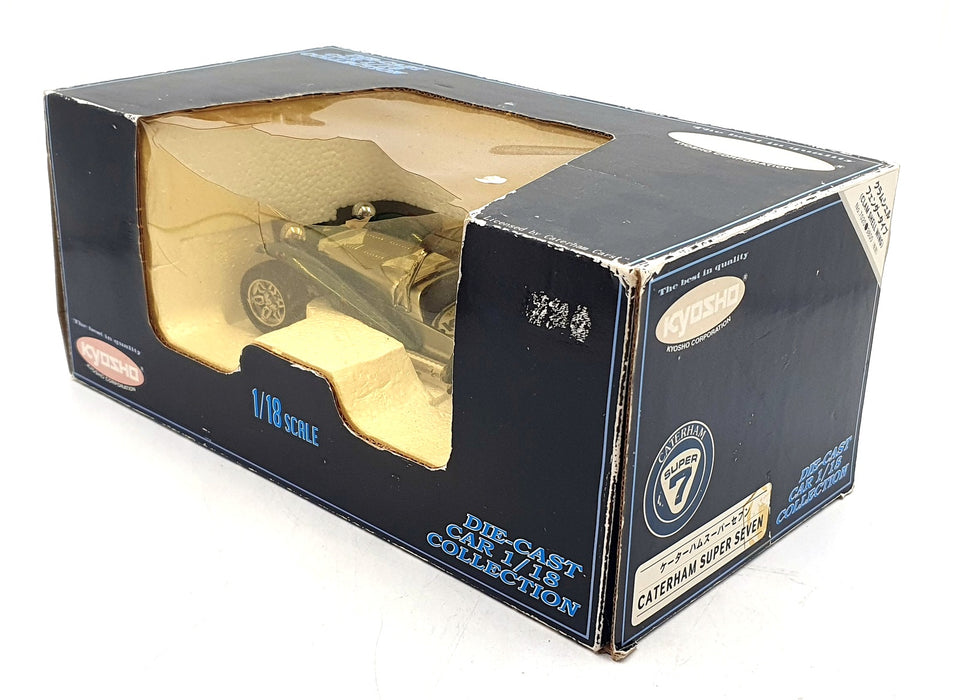 Kyosho 1/18 scale Diecast 7020 - Caterham Super Seven Clam Shell Wing Green