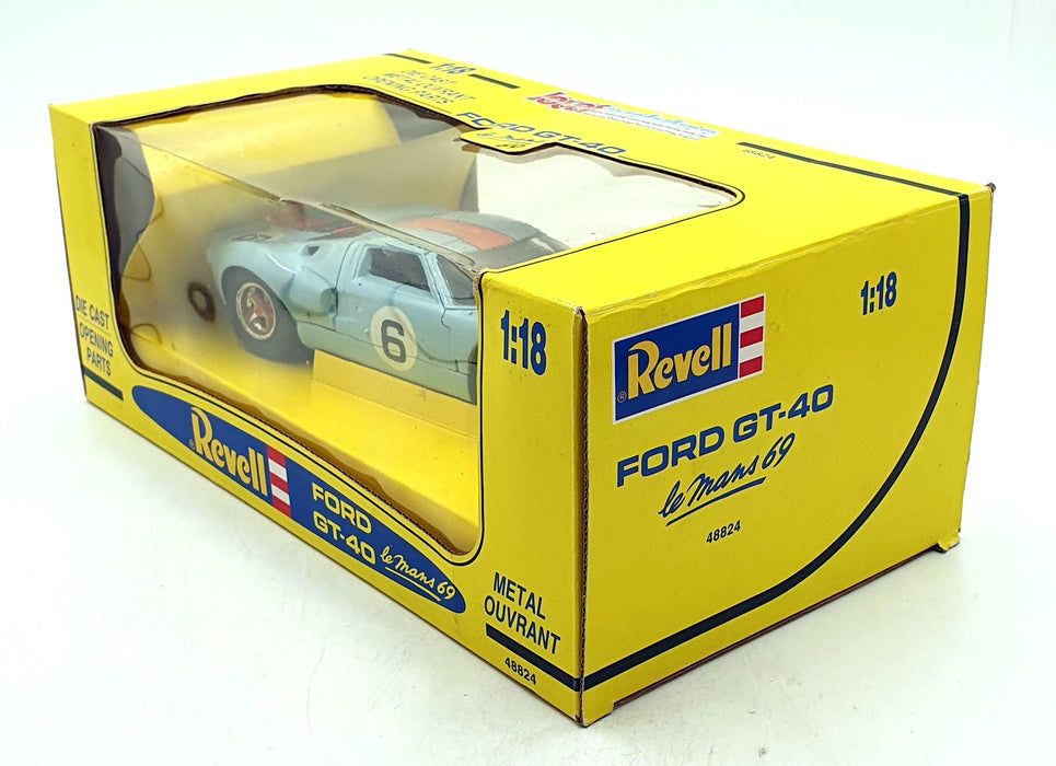 Revell Jouef 1/18 Scale Diecast 48824 - Ford GT40 Le Mans 1969 Gulf #6