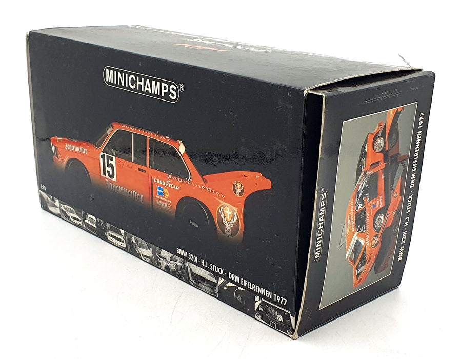 Minichamps 1/18 Scale 180 772115 BMW 320i Jagermeister H.J.Stuck DRM 1977 #15