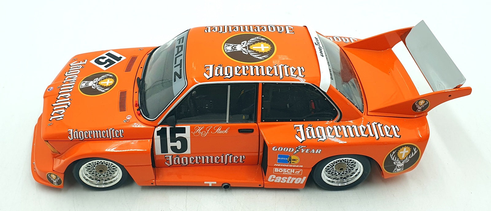 Minichamps 1/18 Scale 180 772115 BMW 320i Jagermeister H.J.Stuck DRM 1977 #15