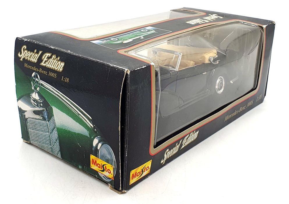 Maisto1/18 Scale Diecast 806B - 1955 Mercedes Benz 300S - Black