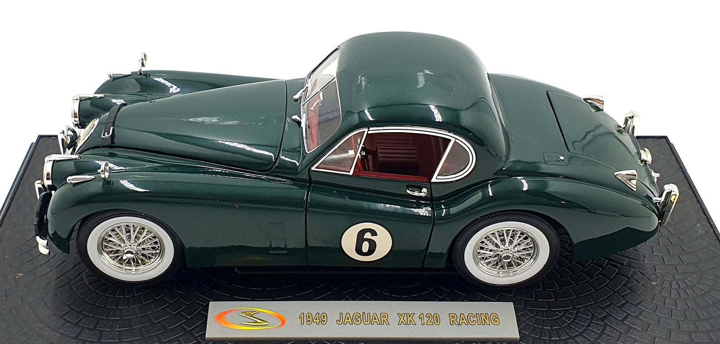 Signature 1/18 Scale Diecast 18107 - 1949 Jaguar XK 120 - Racing Green