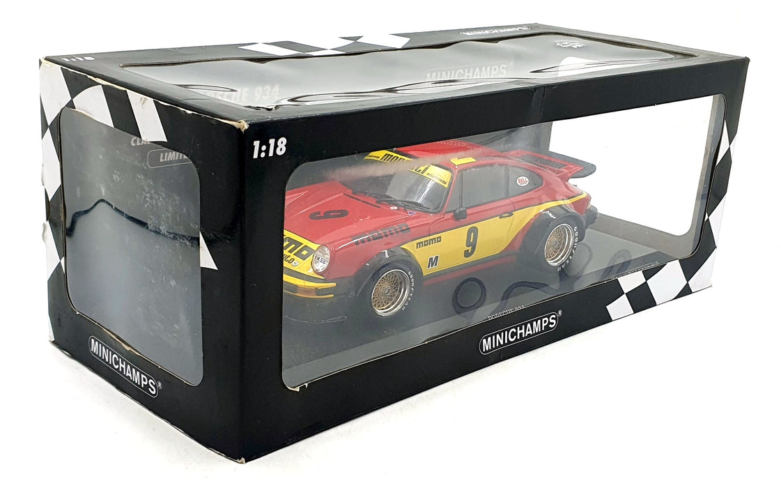 Minichamps 1/18 Scale Diecast 155 776409 Porsche 934 Jolly Club Silverstone 1977