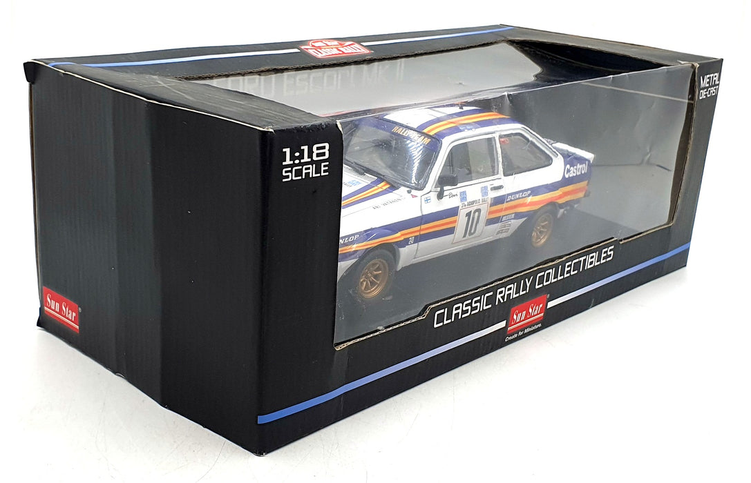 Sun Star 1/18 Scale 4444 - Ford Escort RS1800 - Winner Rally Acropolis 1980