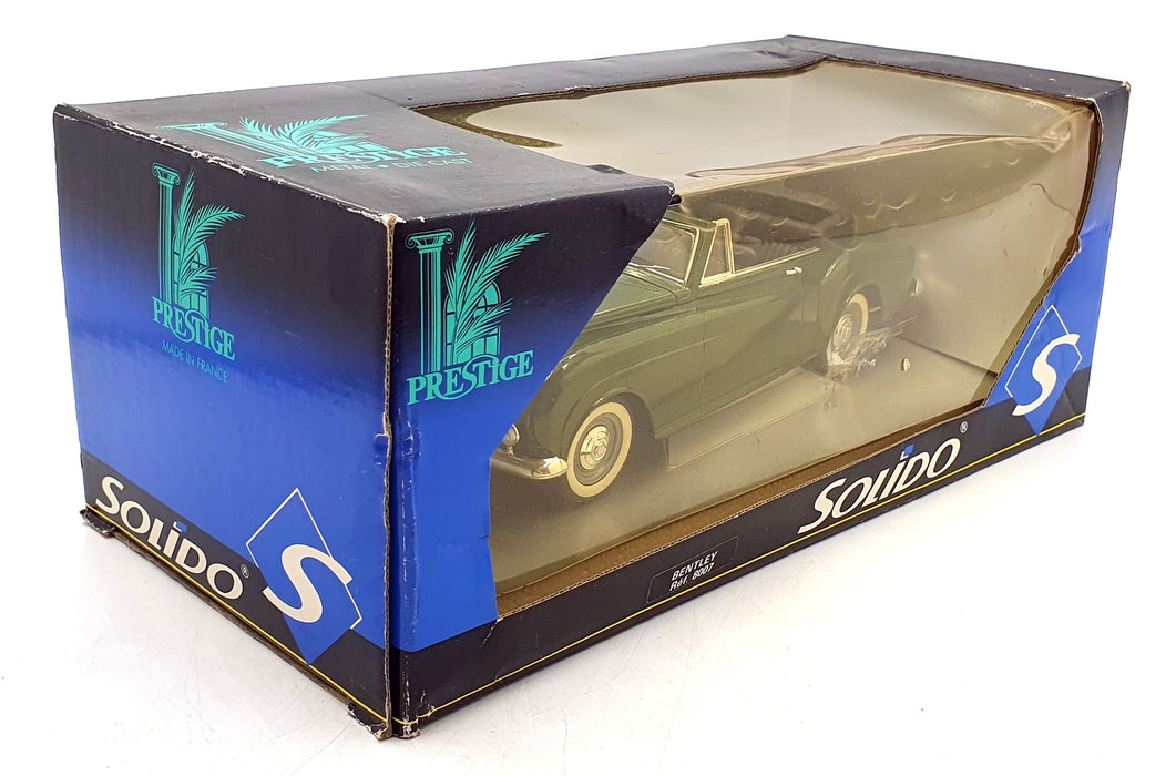 Solido 1/18 Scale Diecast 8007 - Bentley Convertible - Dark green