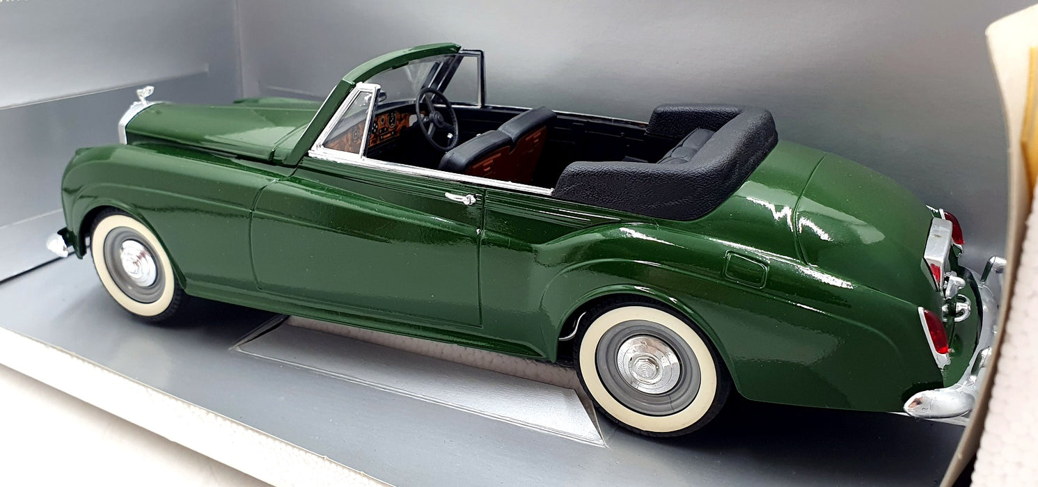 Solido 1/18 Scale Diecast 8007 - Bentley Convertible - Dark green
