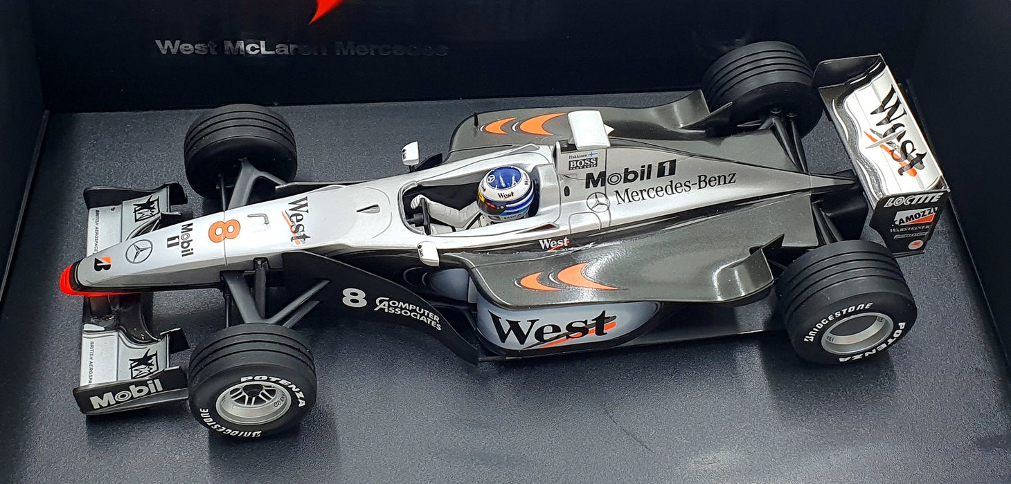 Minichamps 1/18 Scale Diecast West8 - West Mercedes McLaren - Hakkinen #8