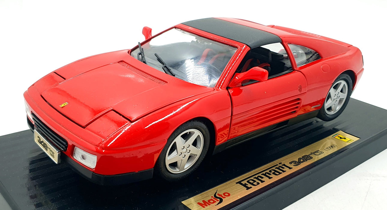 Maisto1/18 Scale Diecast 33804 - Ferrari 348 TS 1990 - Red