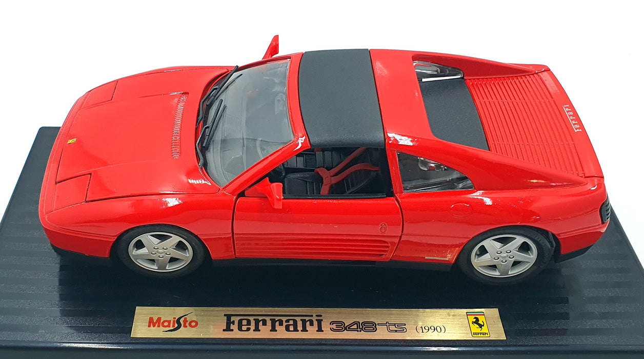 Maisto1/18 Scale Diecast 33804 - Ferrari 348 TS 1990 - Red