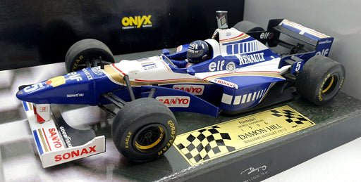 Onyx 1/18 Scale Diecast 6007 - Williams Renault FW18 Damon Hill Signed box