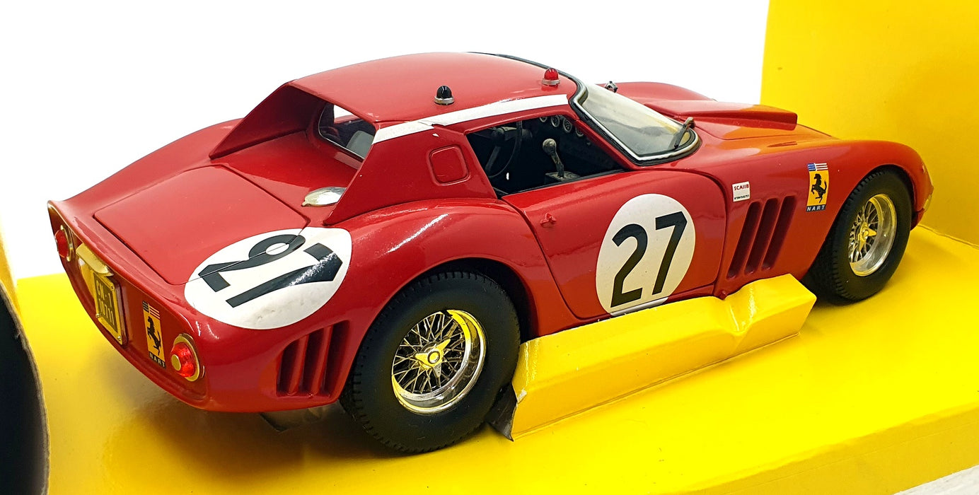 Jouef 1/18 Scale Diecast 3016 - Ferrari 250 GTO 1964 NART #27 - Red