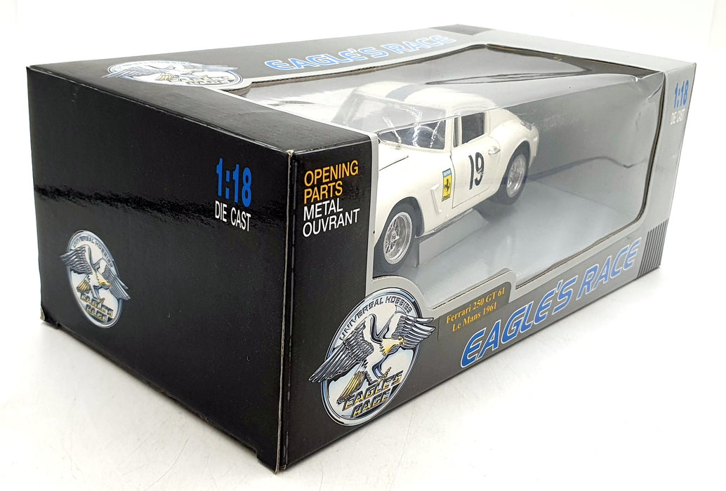 Eagle Race 1/18 Scale 043001 - Ferrari 250 GT Le Mans 1961 #19 - White