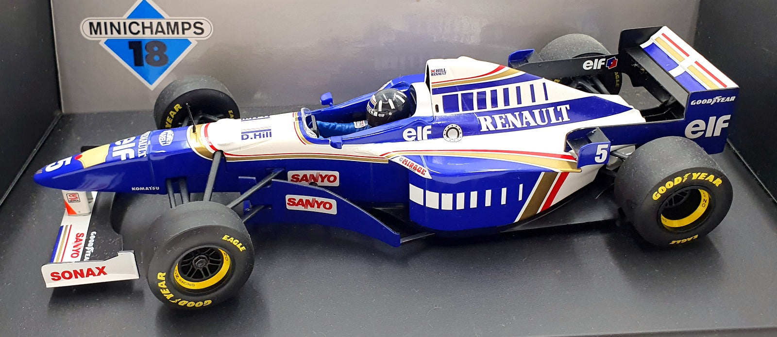 Minichamps 1/18 Scale Diecast 180 960005 - Williams Renault FW18 D.Hill