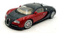 Autoart 1/18 Scale 70901 - Bugatti EB 16.4 Veyron - Black/Red