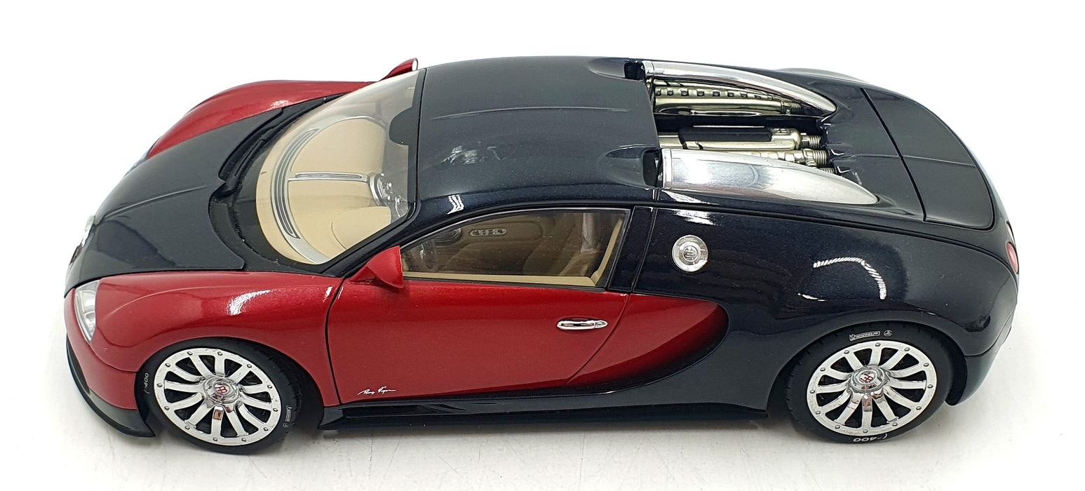 Autoart 1/18 Scale 70901 - Bugatti EB 16.4 Veyron - Black/Red