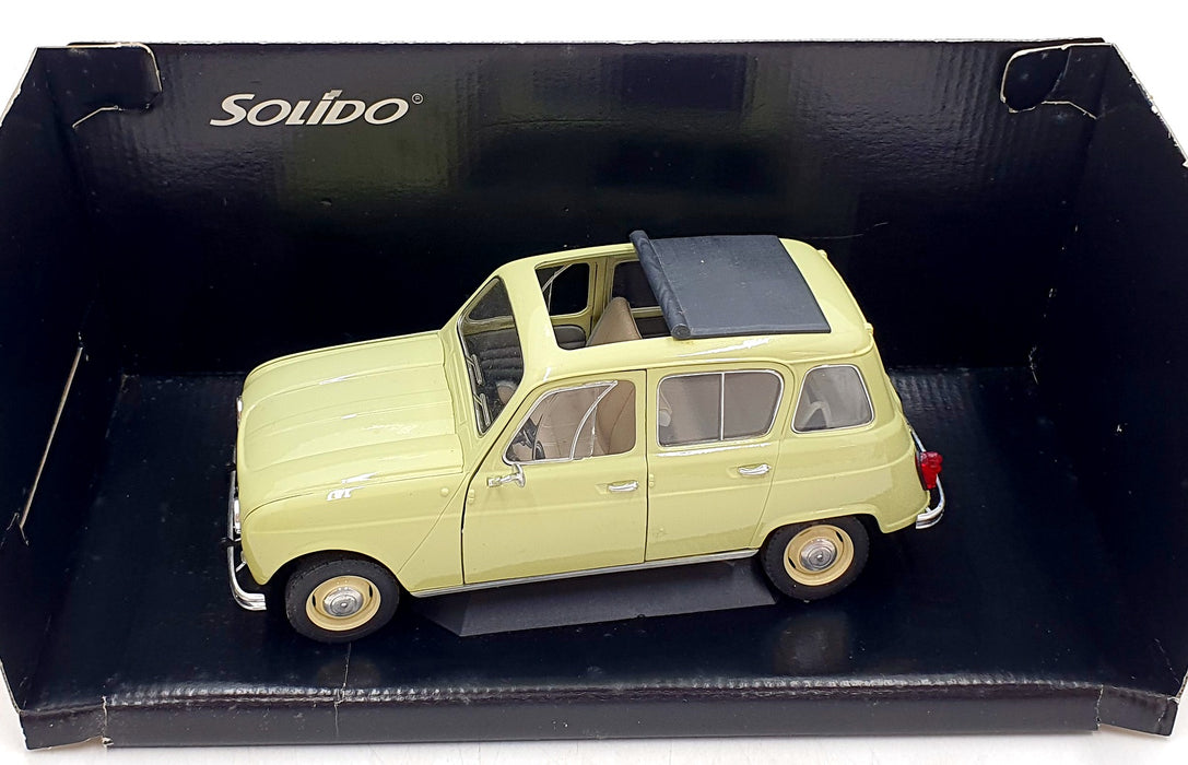 Solido 1/18 Scale Diecast 8062 - Renault 4L - Light Green