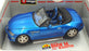 Burago 1/18 scale Diecast 3349 - BMW M Roadster - Metallic Blue