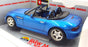 Burago 1/18 scale Diecast 3349 - BMW M Roadster - Metallic Blue