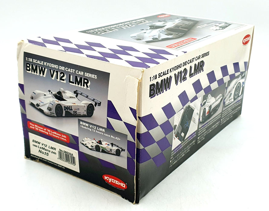 Kyosho 1/18 Scale Diecast 08532A - BMW V12 LMR 1999 Le Mans 24H #15