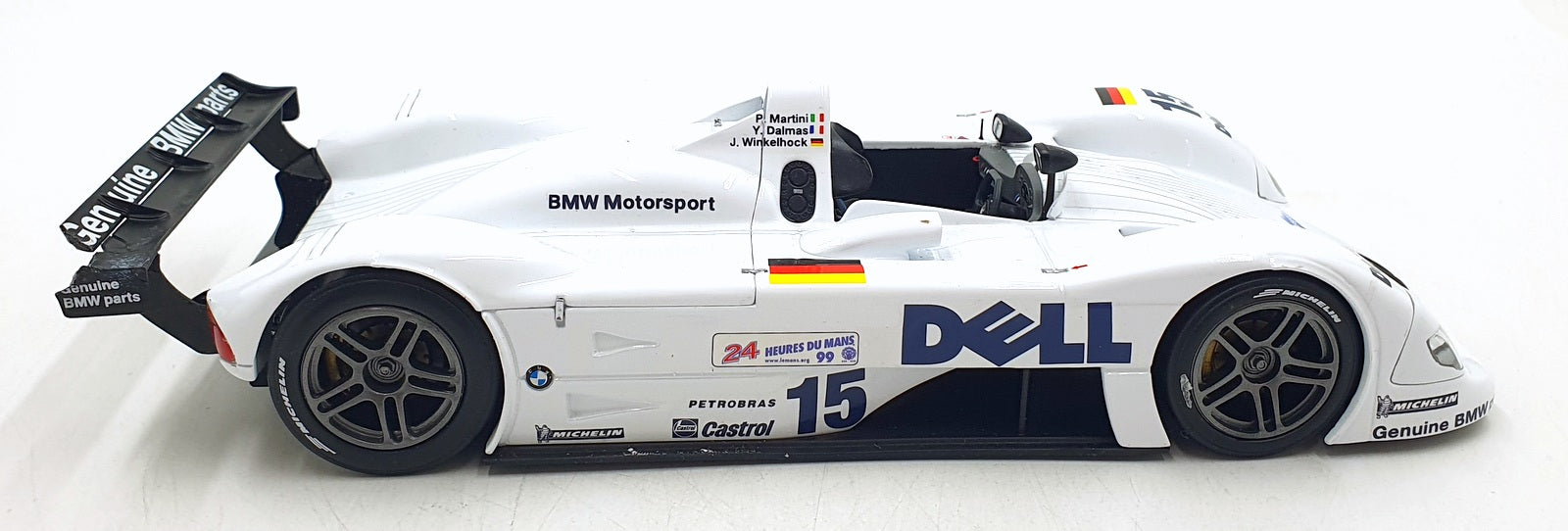 Kyosho 1/18 Scale Diecast 08532A - BMW V12 LMR 1999 Le Mans 24H #15