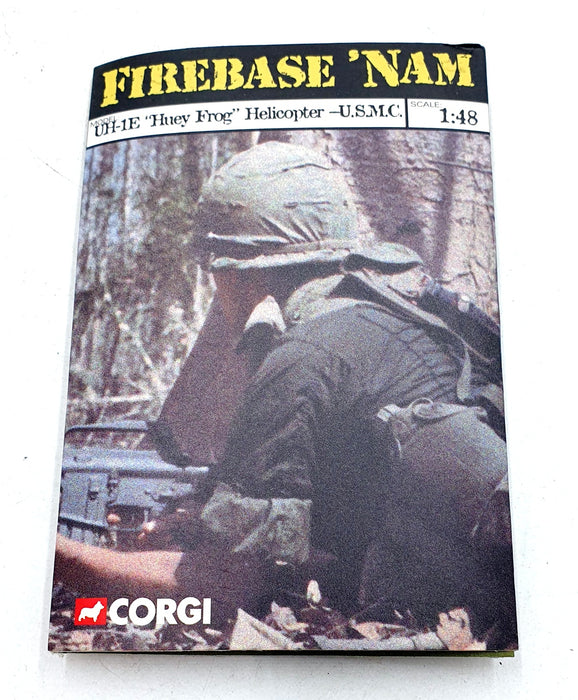 Corgi 1/48 Scale Diecast US50406 UH-1E Huey Frog Helicopter U.S.M.C Firebase NAM