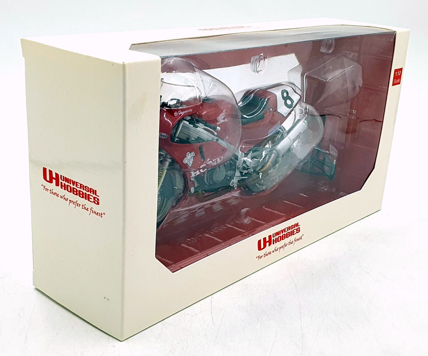 Univ Hobbies 1/12 Scale UH4822 Honda RC30 Carl Fogarty 1990 IOM Win