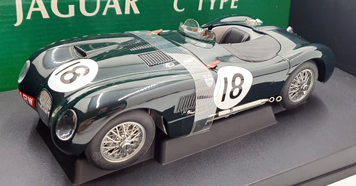 Autoart 1/18 Scale 85387 - Jaguar C-Type Le Mans winner 1953 Dark green