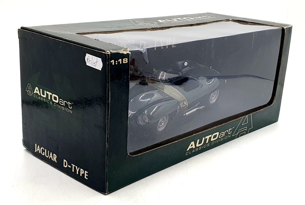 Autoart 1/18 Scale 73561 - Jaguar D Type Short Nose - Dark Green
