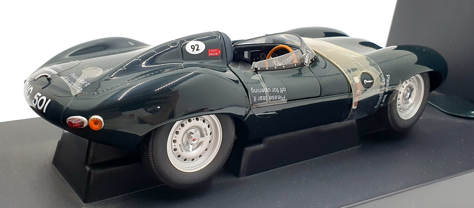 Autoart 1/18 Scale 73561 - Jaguar D Type Short Nose - Dark Green