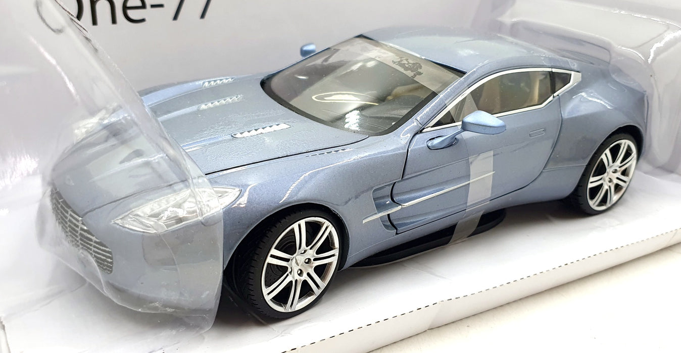 Mondo 1/18 Scale 50105 - Aston Martin One-77 Metallic Blue