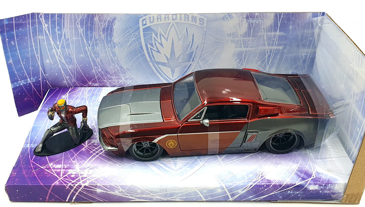 Jada 1/24 Scale 75902 - Star Lord & 1967 Shelby GT-500 - Red/Grey