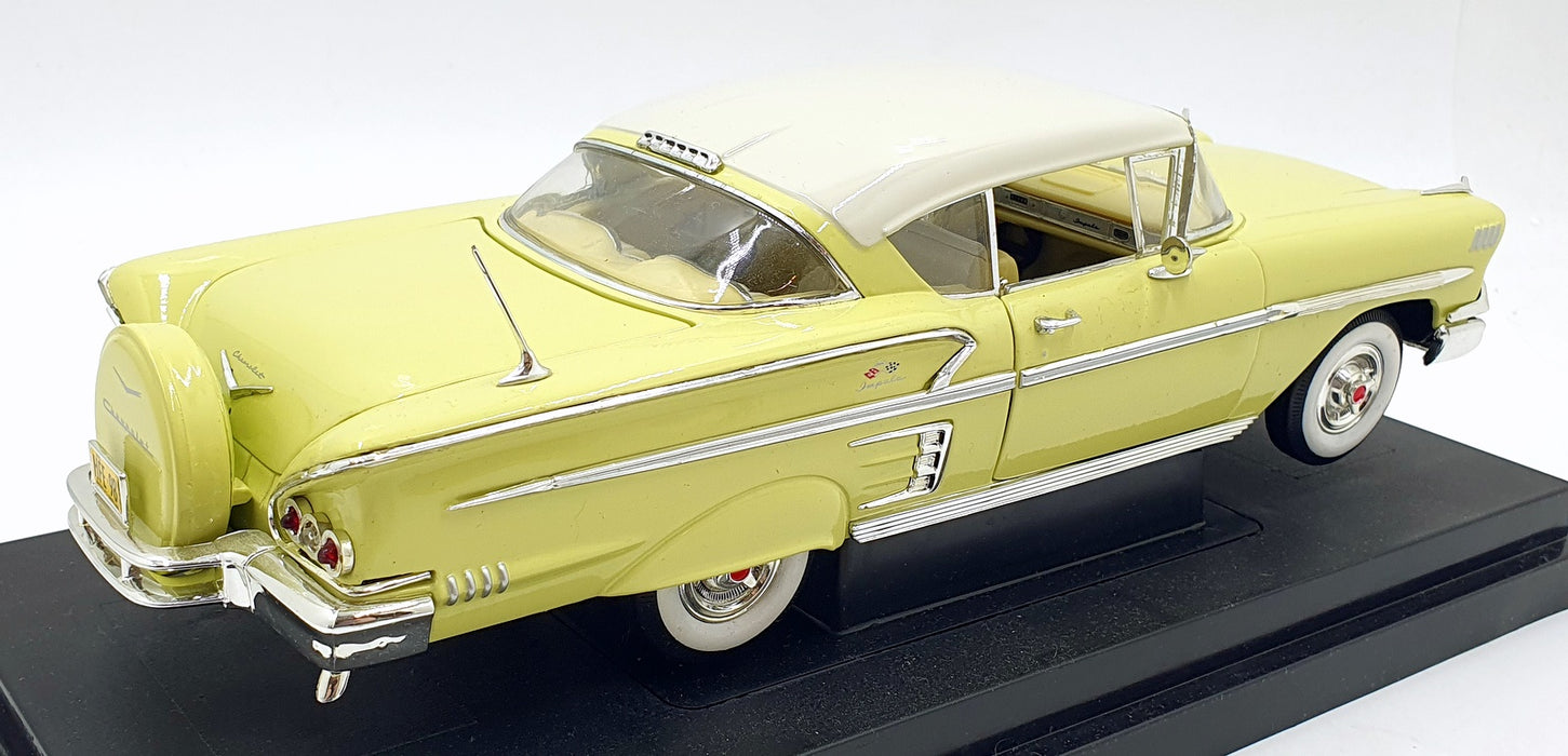 Ertl 1/18 Scale Diecast 36604 - 1958 Chevrolet Impala American Graffiti - Yellow