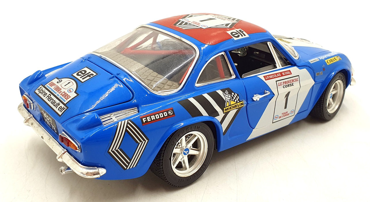 Burago 1/16 Scale Diecast 3391 - Alpine A110 1600S Tour De Corse 1973