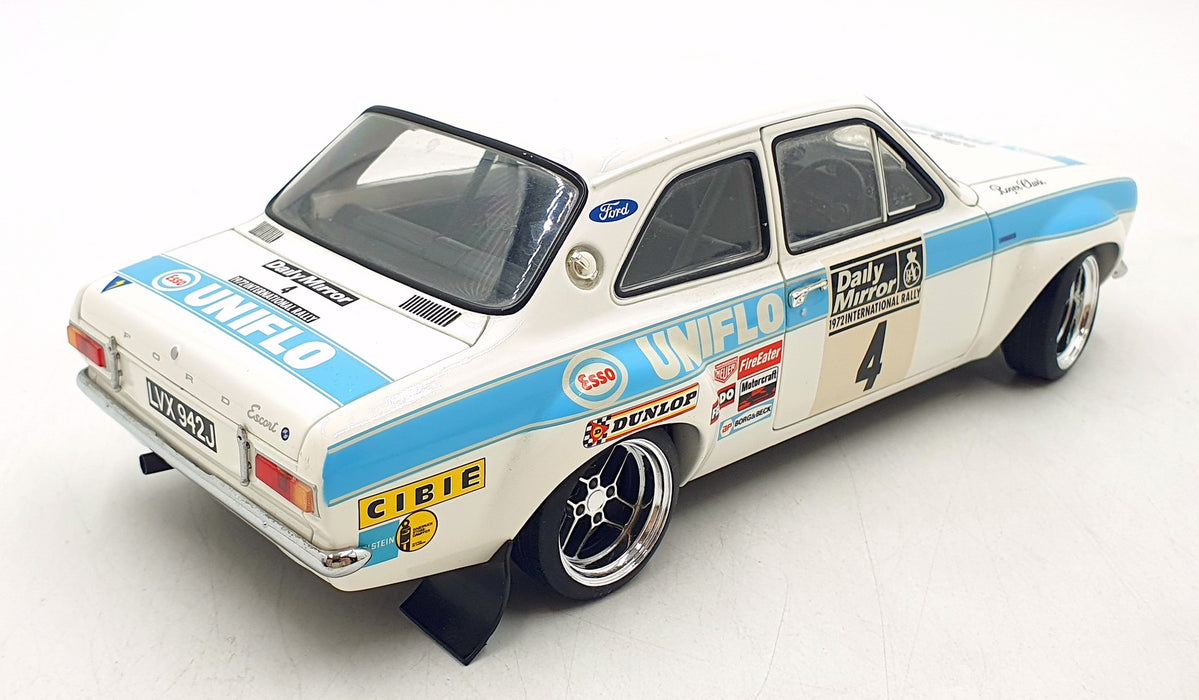 Minichamps 1/18 Scale 100 728104 Ford Escort Mk1 RS 1600 RAC Rally 1972