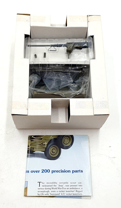 Danbury Mint 1/16 scale Diecast DMJEEP1 - WWII Willy's Jeep Army - Green