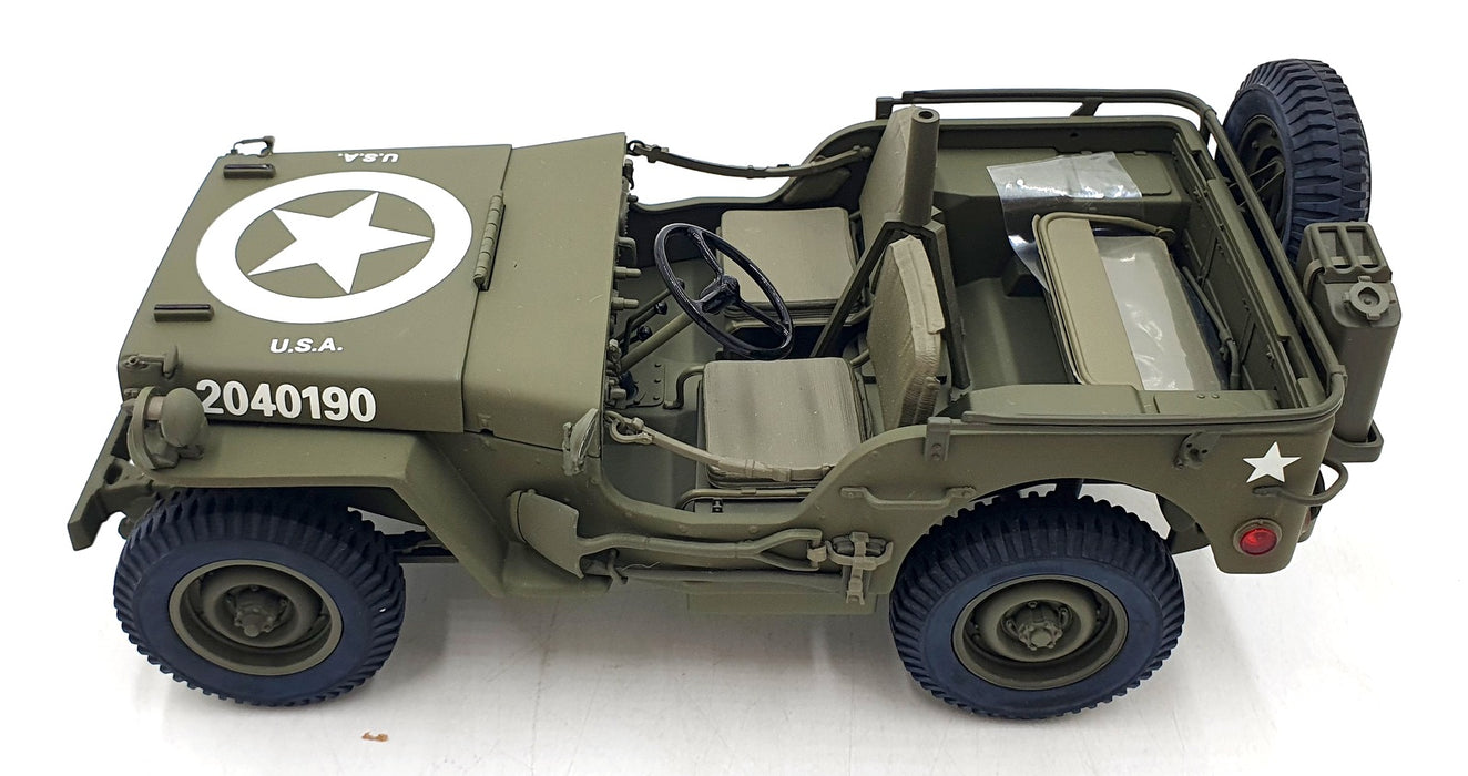 Danbury Mint 1/16 scale Diecast DMJEEP1 - WWII Willy's Jeep Army - Green