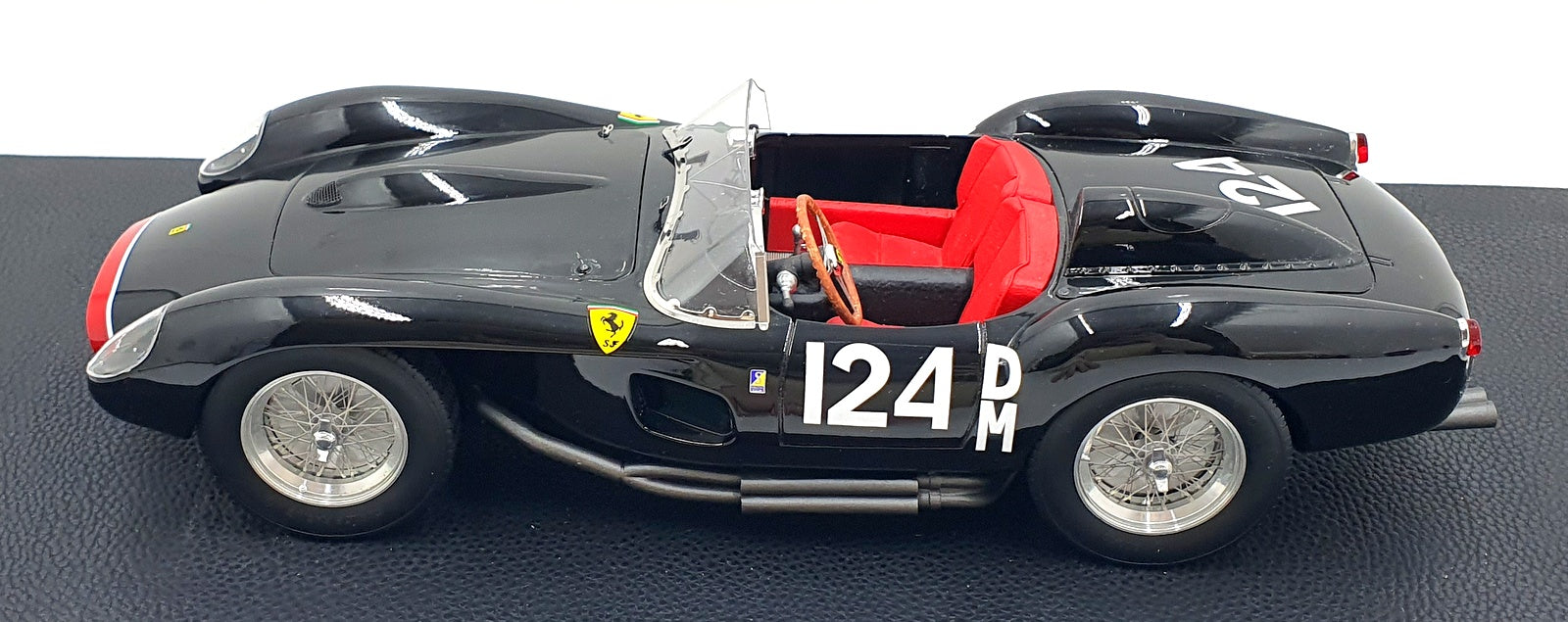 GP Replicas 1/12 Scale Resin GP12-08C - Ferrari 250 Testa Rossa #124 - Black